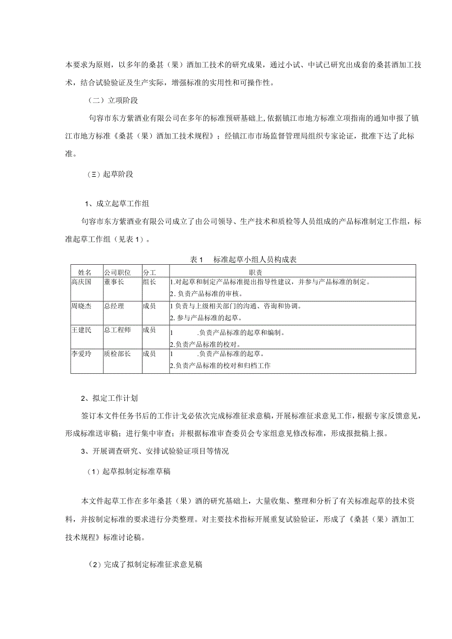 镇江市地方标准《桑葚果酒生产技术规程》编制说明.docx_第3页