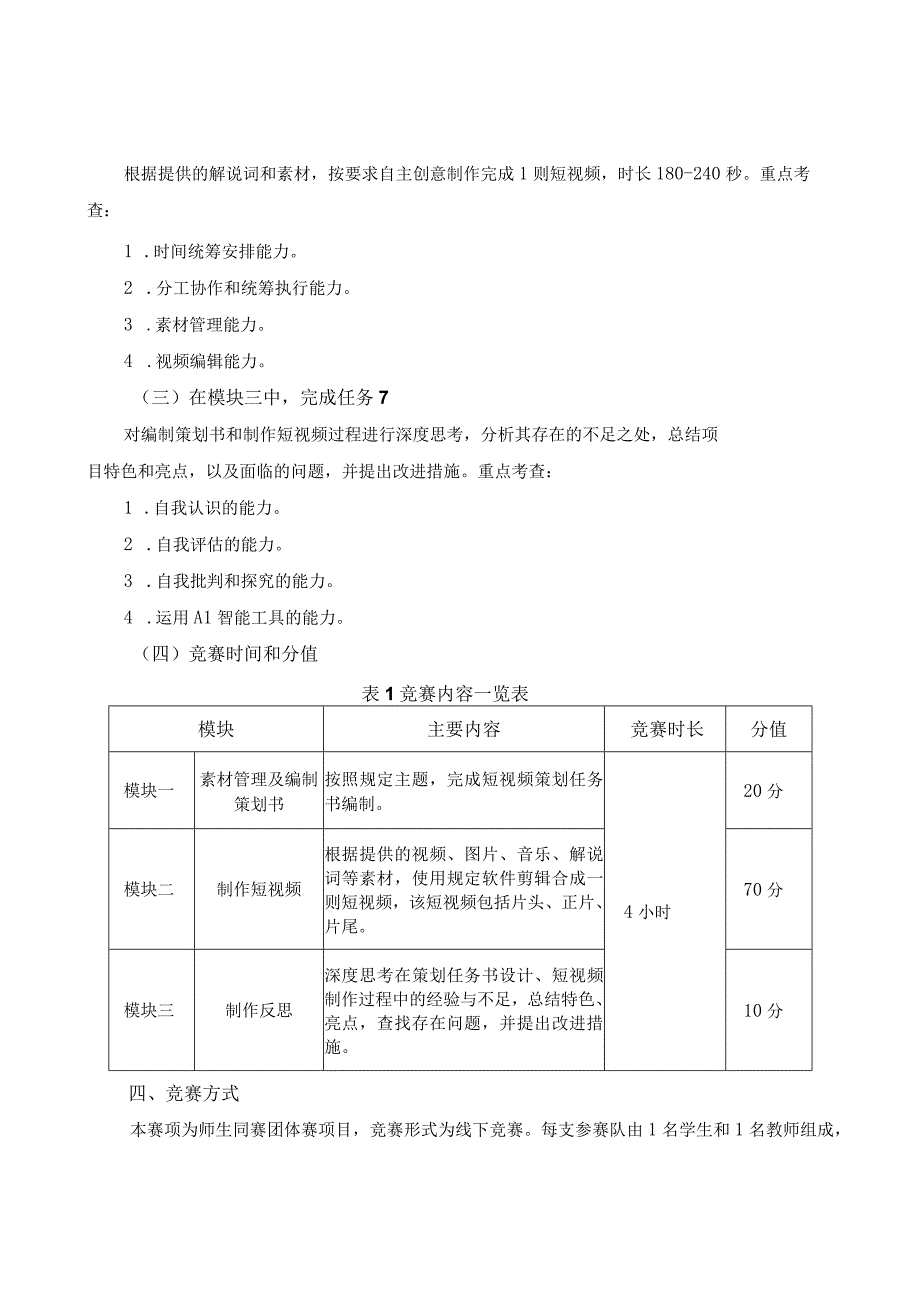 第十六届山东省职业院校技能大赛中职组“短视频制作”师生同赛赛项规程.docx_第2页