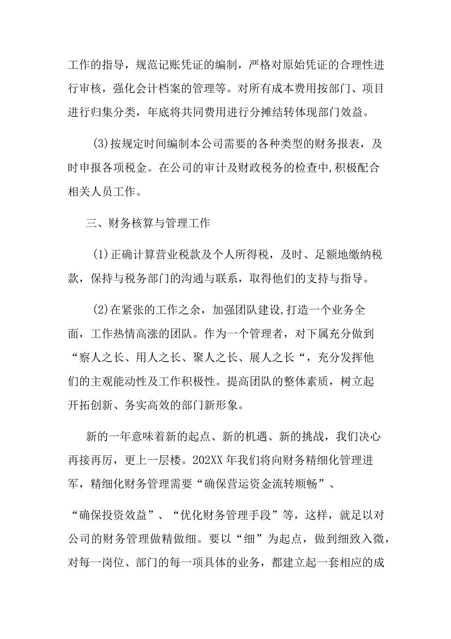 20XX年度优质财务工作总结八篇.docx_第2页