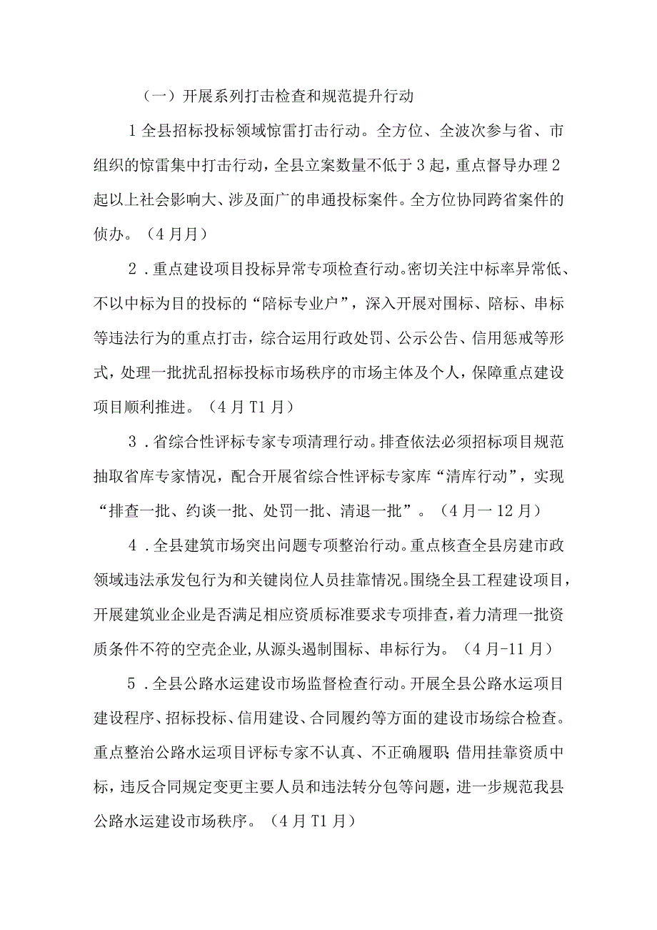 2023年XX县工程建设项目招标投标领域突出问题专项整治工作实施方案.docx_第2页