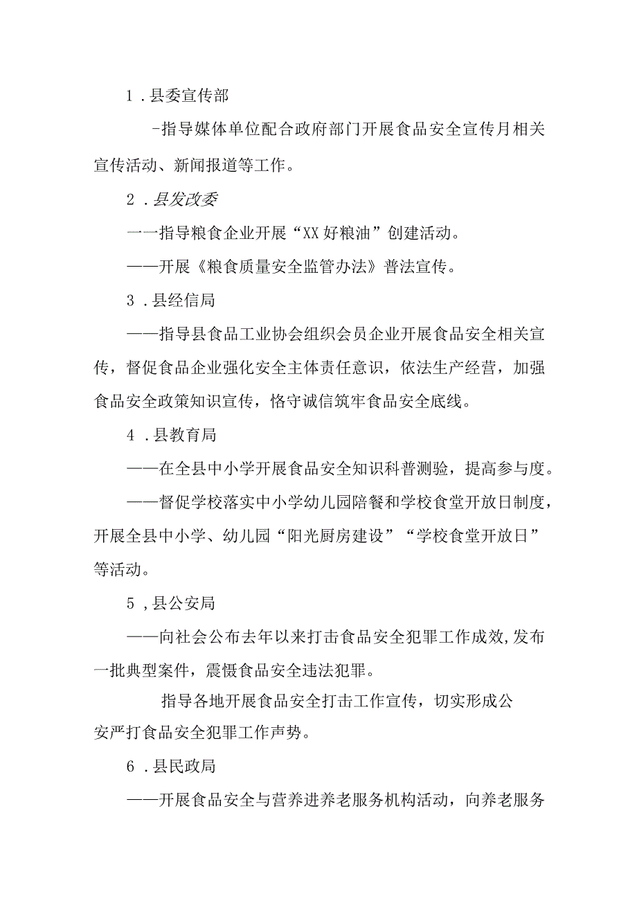 2023年XX县食品安全宣传月活动方案.docx_第3页