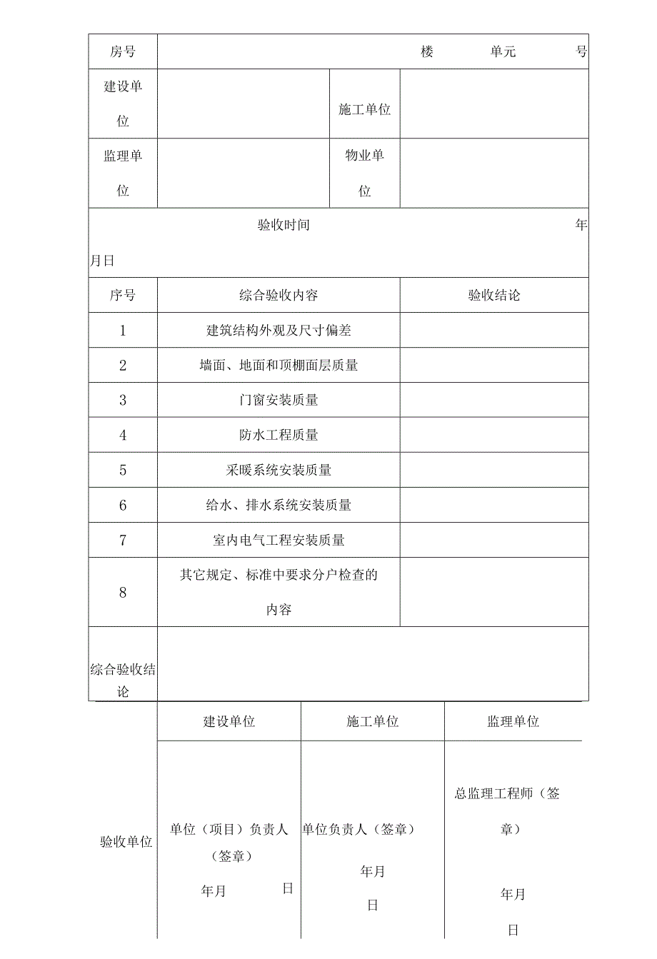 住宅工程质量分户验收方案记录表要点.docx_第3页