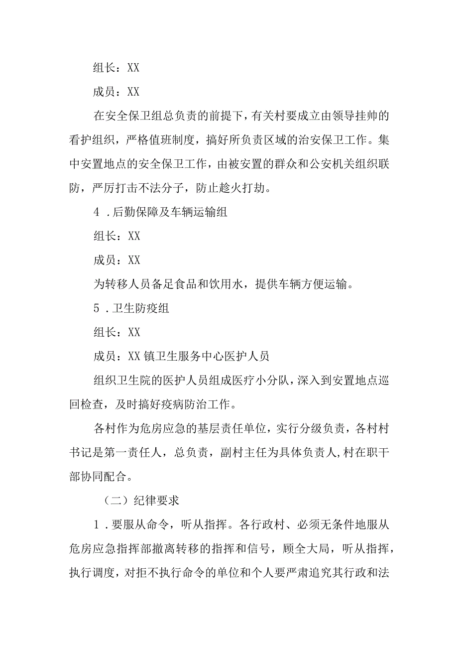 XX镇农村房屋除险解危应急预案.docx_第3页