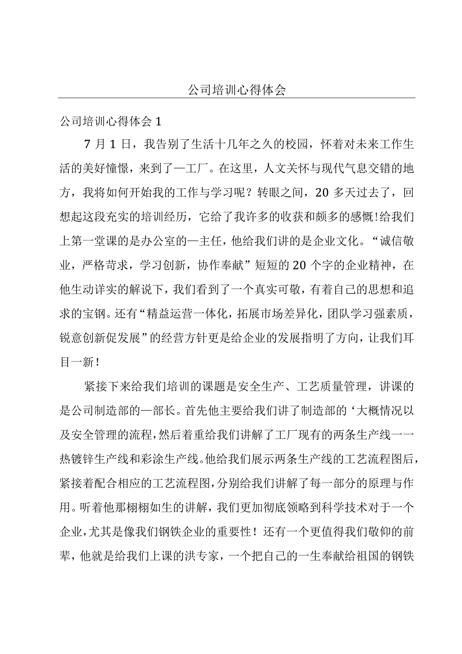 公司培训心得体会.docx_第1页