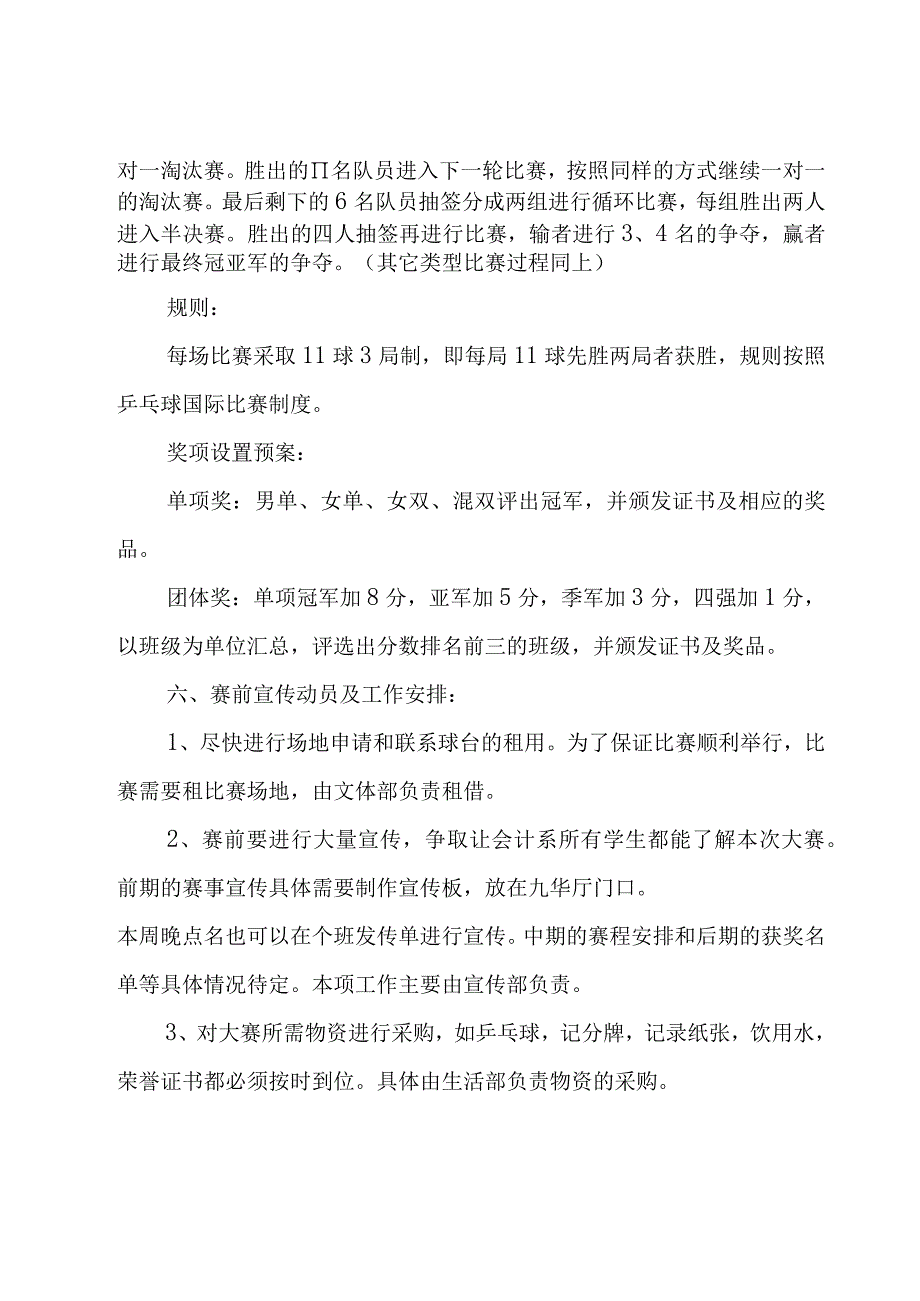 学生乒乓球比赛策划书（21篇）.docx_第2页