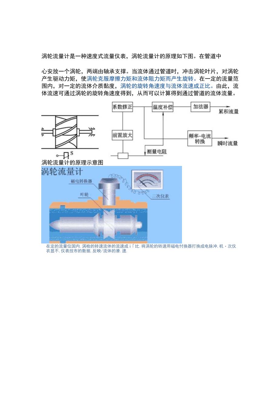 涡轮流量计选用、安装、故障维修注意事项.docx_第1页