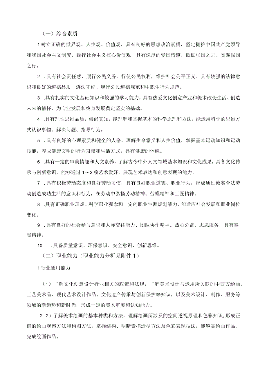 绘画专业指导性人才培养方案.docx_第2页