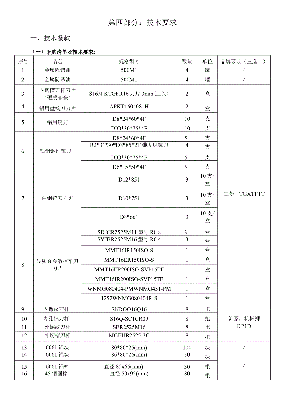 第四部分技术要求技术条款.docx_第1页