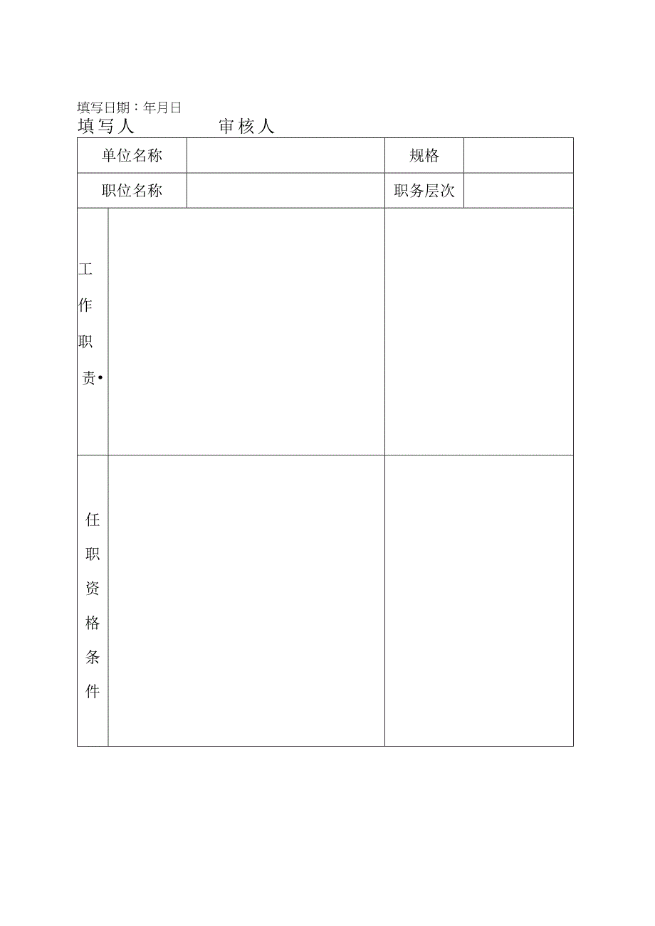 福建省参照公务员法管理事业单位职位说明.docx_第1页